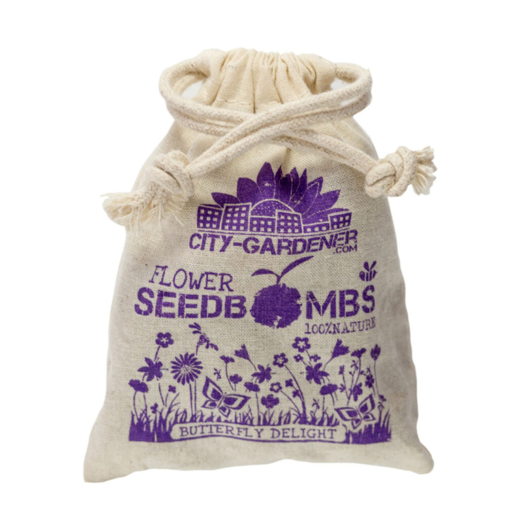 Samenbomben Schmetterlingswiese 8er-Set, Saatbomben mit 39 verschiedenen Saatgutarten