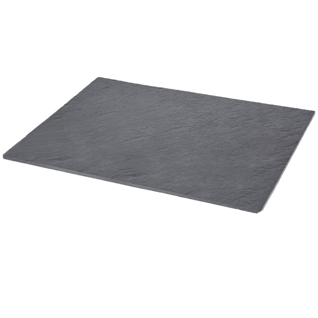Servierplatte für Cheeseboard, Nachtisch uvm., Schieferplatte, L 30 x B 20 cm