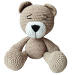 Häkel-Bär für Kinder, Kuscheltier, handgemacht, 35 cm