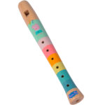 Peppa Wutz Holzflöte, Bunte Spielzeugflöte, 20 cm