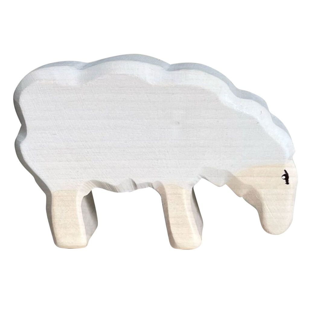 Holztier Schaf, handgefertigt, 10 x 6,5 x 3 cm Holztier Schaf, handgefertigt, 10 x 6,5 x 3 cm