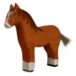 Holztier Pferd, handgefertigt, 14 x 14 x 3 cm Holztier Pferd, handgefertigt, 14 x 14 x 3 cm