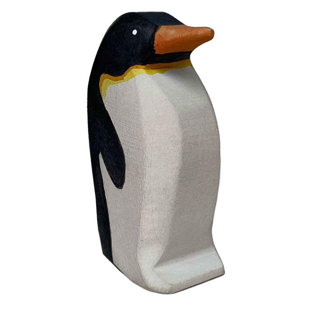 Holztier Pinguin, handgefertigt, 8 x 4 x 3 cm Holztier Pinguin, handgefertigt, 8 x 4 x 3 cm