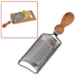 Käsereibe mit Olivenholz-Griff, 20 x 7 cm