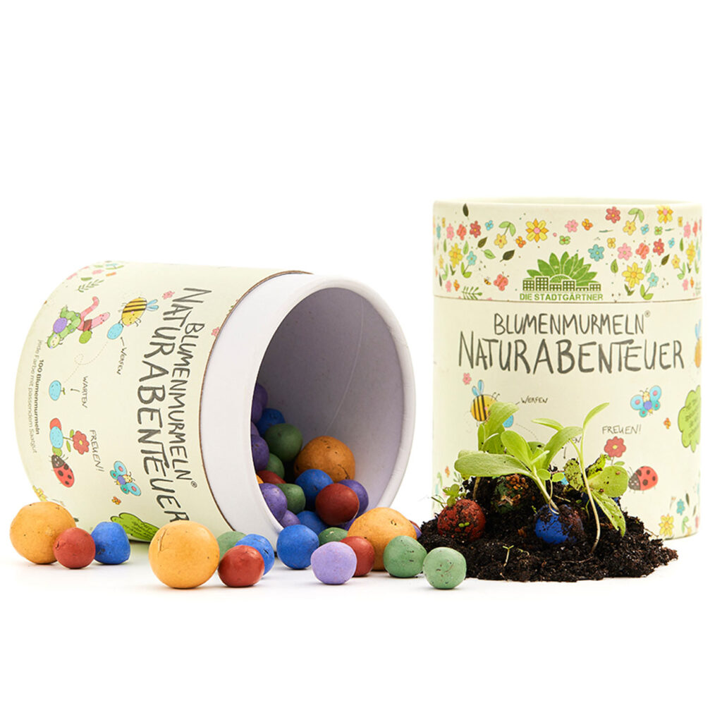 Blumenmurmeln „Naturabenteuer“, 100-Stk Blumenmurmeln „Naturabenteuer“, 100-Stk