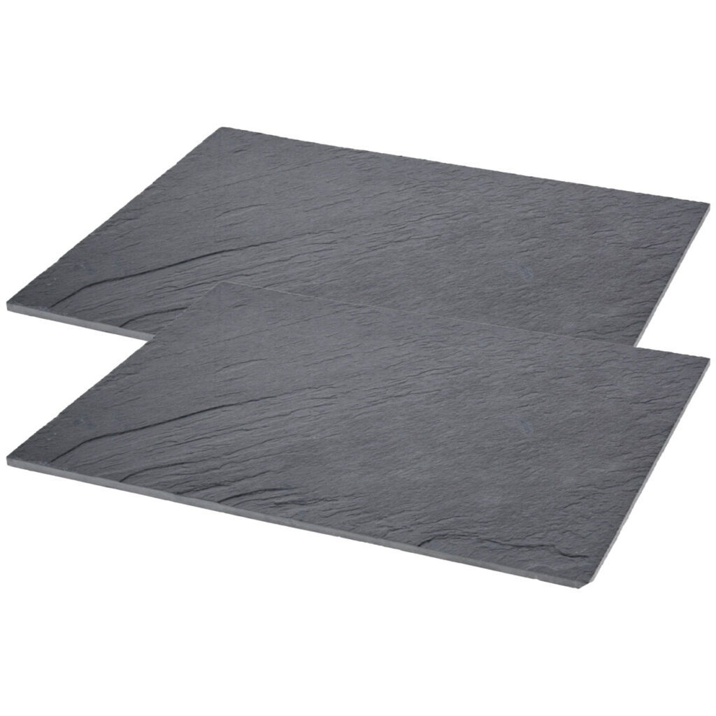 2er-Set Platzset, Schieferplatte, L 40 x B 30 cm 2er-Set Platzset, Schieferplatte, L 40 x B 30 cm