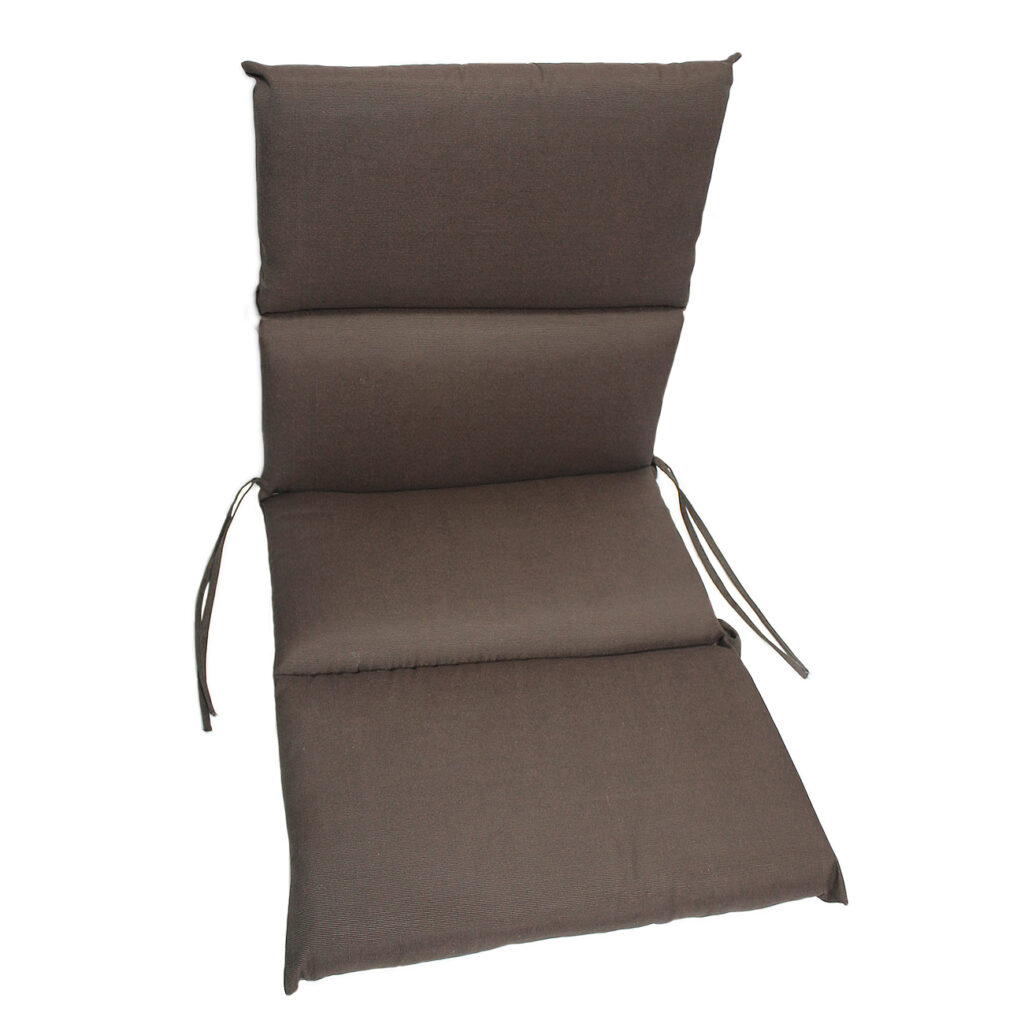 Niederlehner-Auflage, Baumwolle, Polyester, braun, 105 x 50 x 5 cm