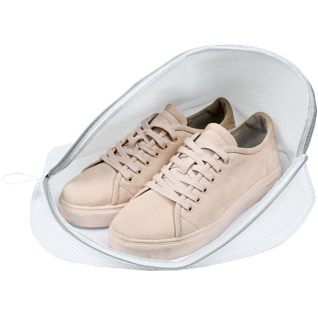Wäschenetz für Schuhe, Waschbeutel mit Reissverschluss, 42 x 24 cm