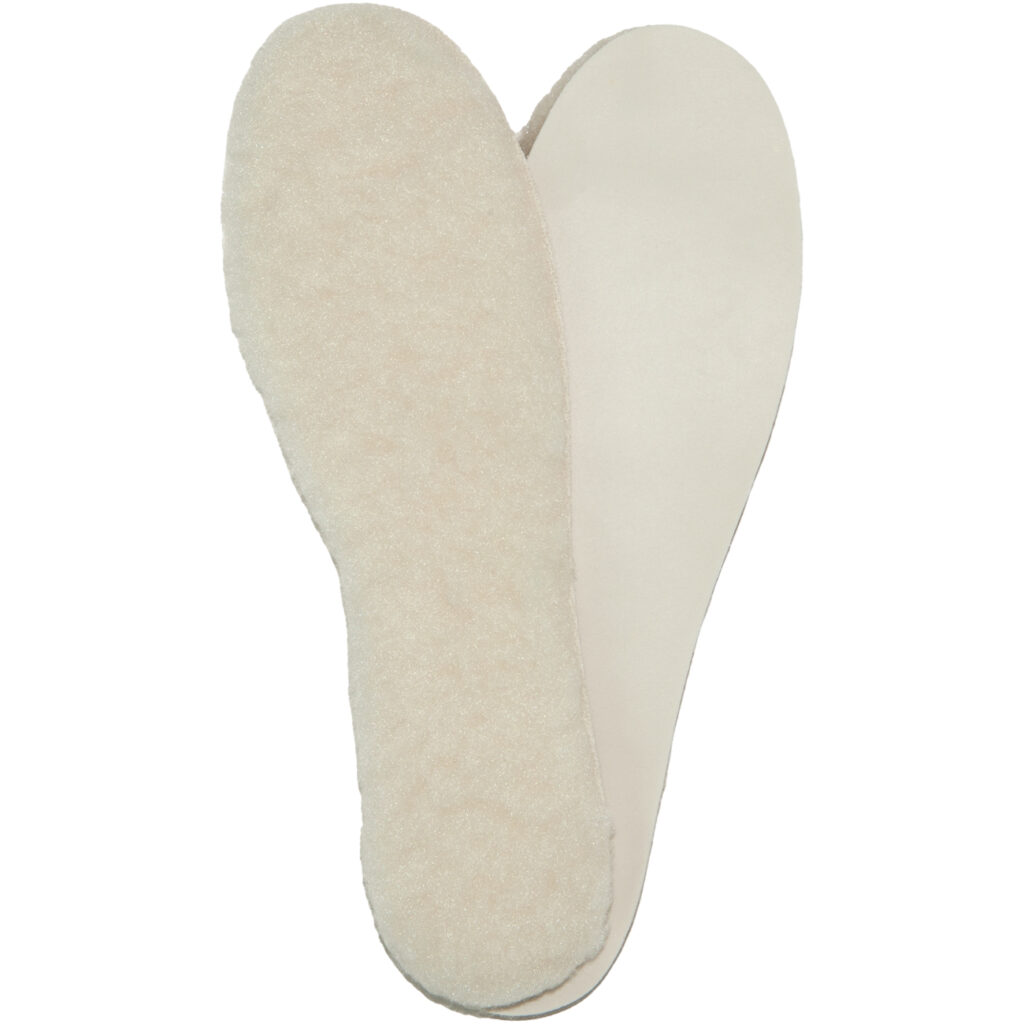 Einlegesohlen Lammflor-Mix, warme Einlagen aus 90% Polyester und 10% Wolle, Gr. 36-37