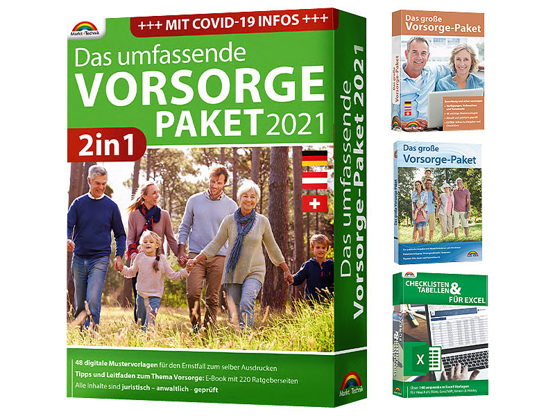 Das umfassende Vorsorge-Paket 2021 Das umfassende Vorsorge-Paket 2021