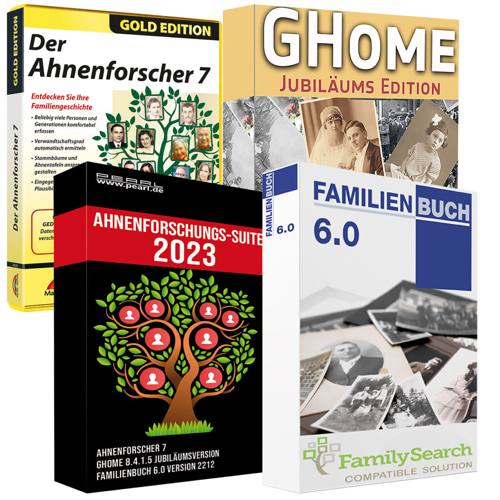 Die grosse Ahnenforschungs-Suite 2023 Die grosse Ahnenforschungs-Suite 2023