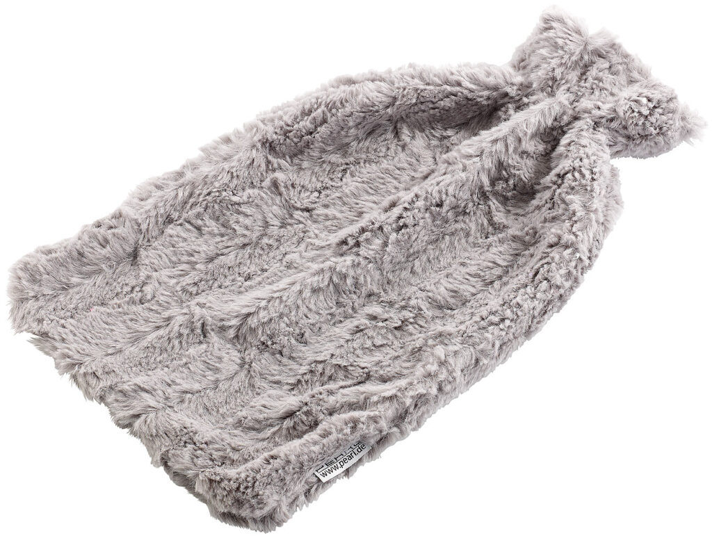 Flauschiger Kunstpelz-Bezug für 3-Liter-Wärmflasche