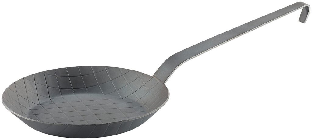 Kaltgeschmiedete Bratpfanne mit Rauten-Prägung, Ø 20 cm, 2,9 cm hoch