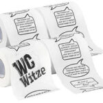4er-Set Toilettenpapiere „Witze“, 2-lagig