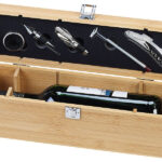 5-teiliges Sommelier-Set in edler Geschenkbox für 1 Weinflasche