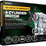 Der grosse Technik-Bausatz 4-Zylinder-Motor, Massstab 1:3