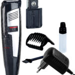 2in1-Präzisions-Akku-Bartschneider mit Laser-Guide, 20 Schnittlängen