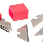 10 Ersatzklingen für Profi-Mini-Cuttermesser mit Klappsystem, 30 mm