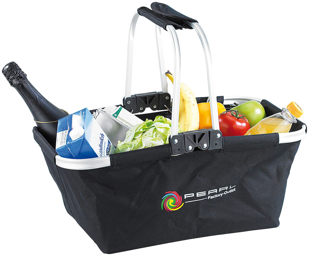 Faltbarer Einkaufskorb mit 19l Volumen Faltbarer Einkaufskorb mit 19l Volumen