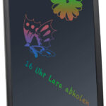LCD-Schreibtafel, 25,4cm / 10 Zoll, Stift, Lösch-Sperre, mehrfarbig