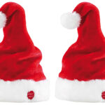 2er-Set Singende und tanzende Nikolausmützen