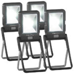 4er Pack LED-Arbeitsleuchteim  Baustrahler-Design mit  3 Watt COB-LED