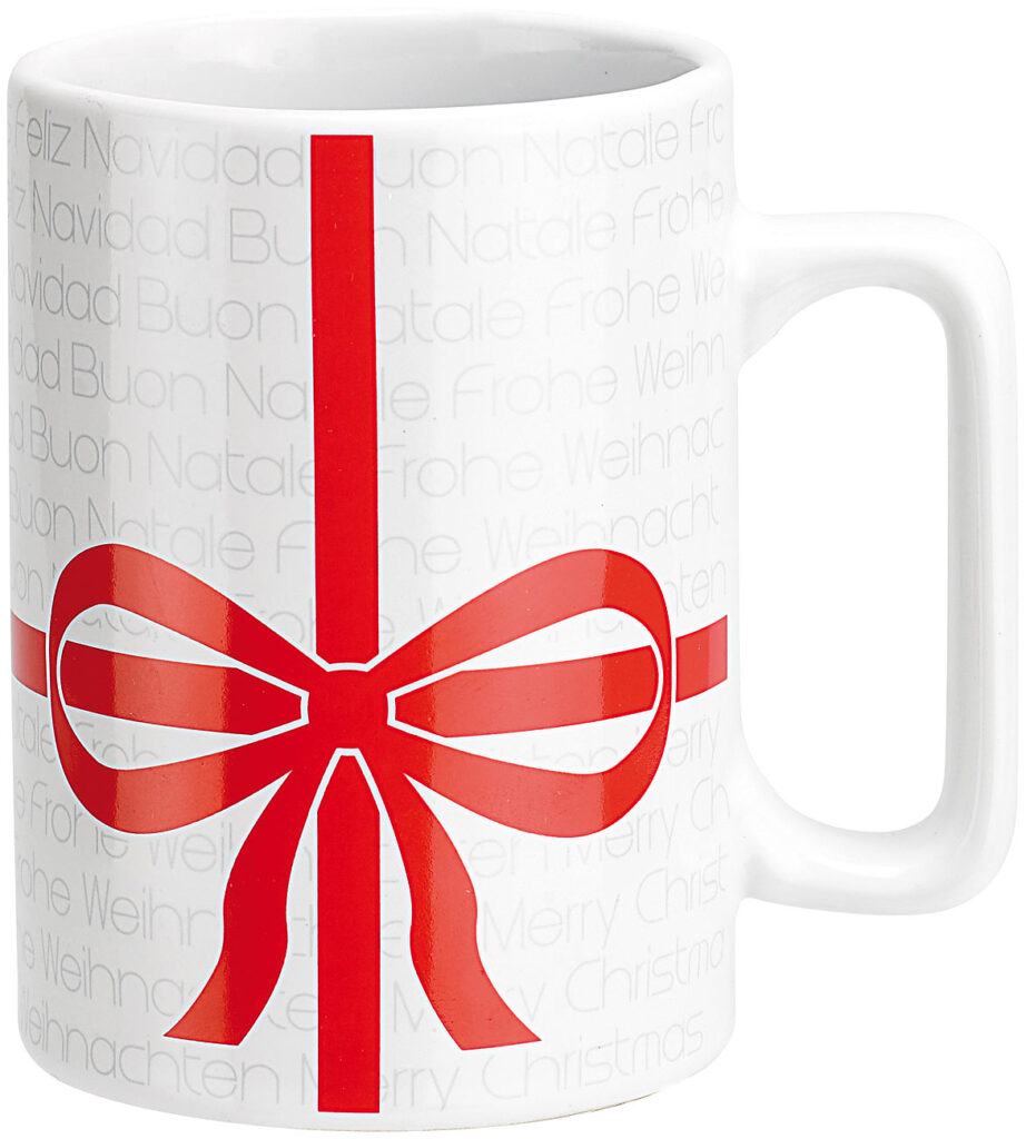 Weihnachtstasse mit Sound „Wewish you a Merry Christmas“