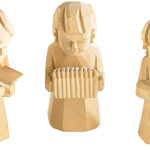 Schnitzfiguren-Trio aus Holz „Weihnachtsmusikanten“