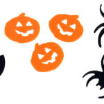 Halloween-Konfetti in 3 verschiedenen Motiven