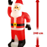 Selbstaufblasender XXL-Weihnachtsmann, 240 cm