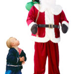 Singender und tanzender XXL-Weihnachtsmann mit Karaoke, 160cm