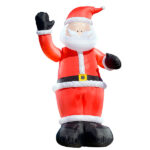 Winkender Leucht-Weihnachtsmann, aufblasbar, 270 cm