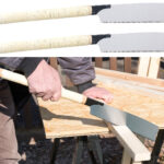 2er-Set Kataba-Japansägen, 26-cm-Sägeblatt, 65Mn-Carbonstahl