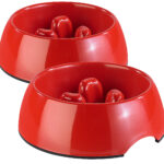 2er Pack Anti-Schling-Napf für Hunde und Katzen, 300 ml