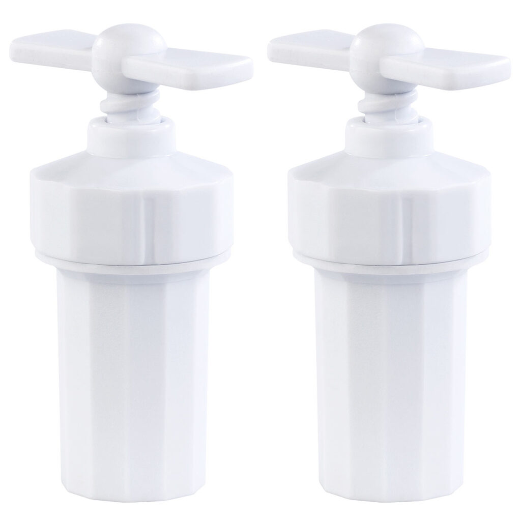 2er-Set Knoblauchpresse- & Aufbewahrung mit Dosier-Spindel