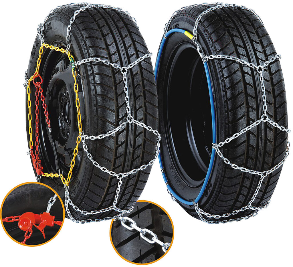 Schneeketten Grösse M für Reifen 205/55 R16 u.v.m.