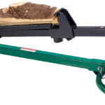 Stromloser Stahl-Holzspalter mit Fussbetrieb, 1,2 Tonnen Schlagkraft