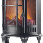 Deko-Elektrokamin mit Flammen-Effekt, Batterie-Betrieb, 35,5 cm Höhe