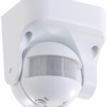 Vertikal schwenkbarer 180°-PIR-Bewegungsmelder, 230 V, IP44