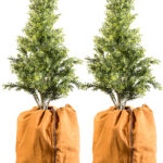 2er-Set Thermo-Topfschutz für Pflanzen, 50 x 45 cm