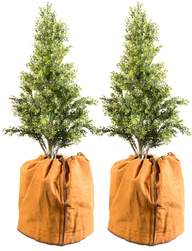 2er-Set Thermo-Topfschutz für Pflanzen, 50 x 45 cm