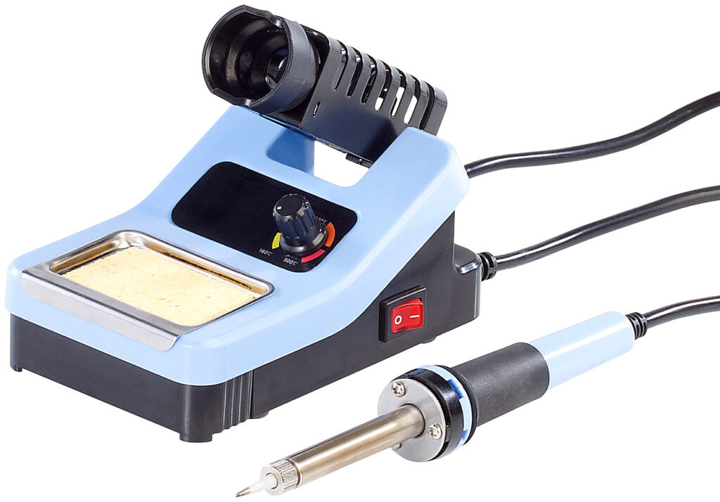 Lötstation mit analogem Temperaturregler, 160 – 500 °C, 48 Watt