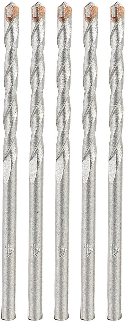 Beton-Bohrer-Set für Schlag- und Drehbohrer, 4 mm, 5 Stück Beton-Bohrer-Set für Schlag- und Drehbohrer, 4 mm, 5 Stück
