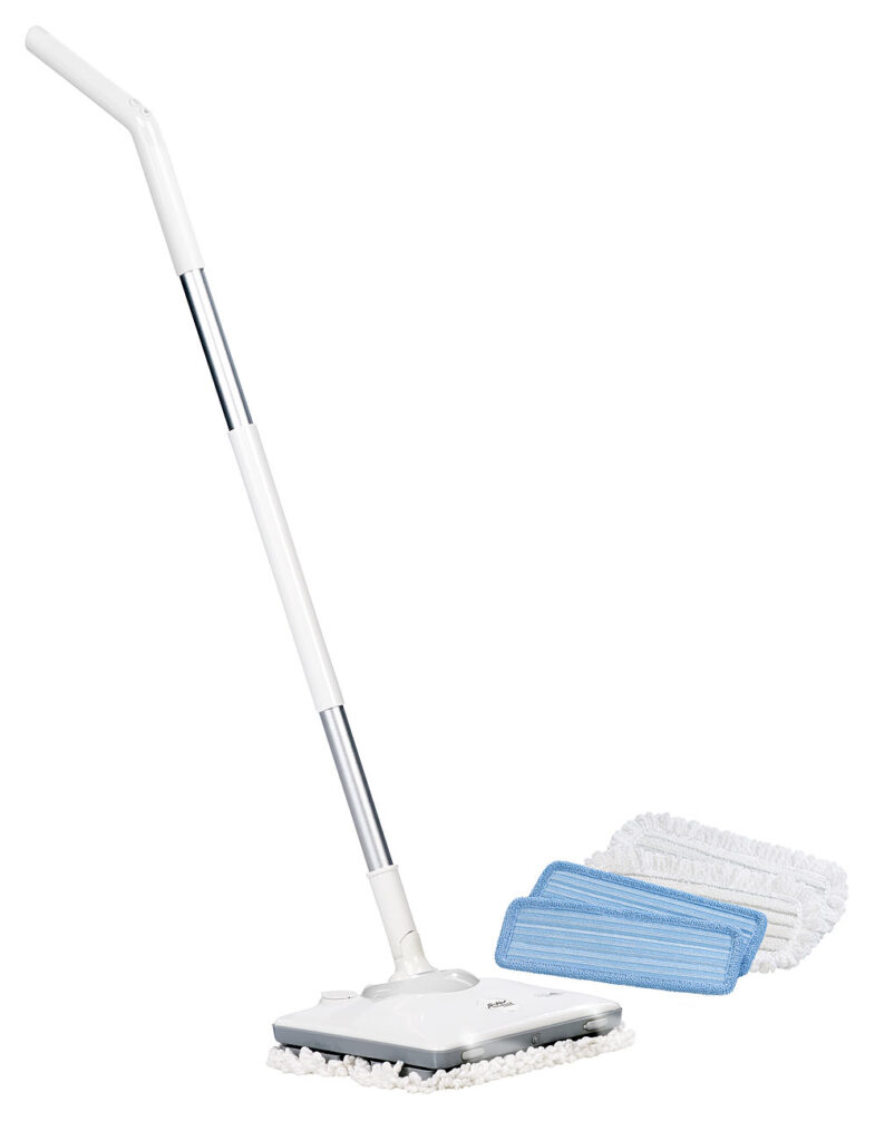 Akku-Fussboden-Poliermaschine mit Sprüh-Funktion & LED-Licht, 900 Hz