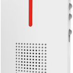 Funk-Empfänger für Türklingel FTK-120, Licht- & Ton, bis 1 00 m, weiss