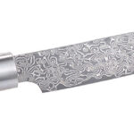 Handgefertigtes Marken-Damast-Fleischmesser mit 20-cm-Klinge Handgefertigtes Marken-Damast-Fleischmesser mit 20-cm-Klinge