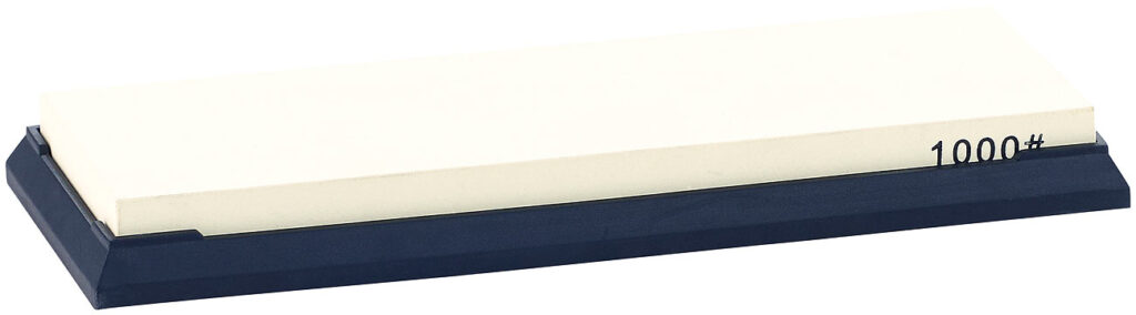 Wasser-Schleifstein für Messer, mit rutschfestem Halter, Körnung 1000