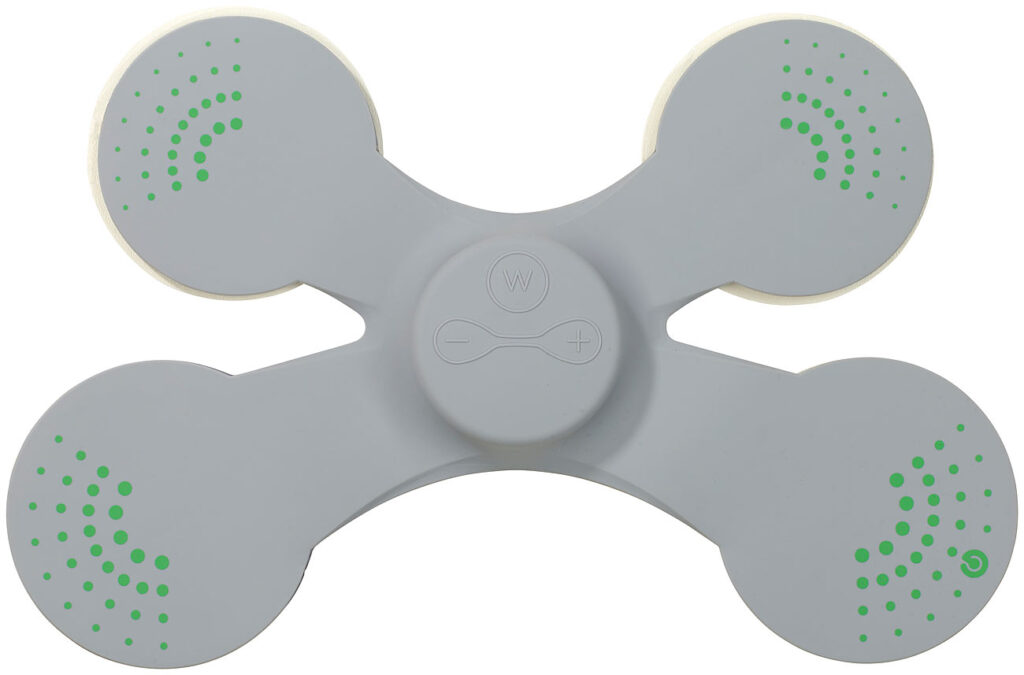 EMS-Muskeltrainer/-Stimulatorfür Rücken & Schulter, Silikon, 4 Pads