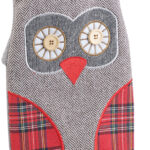 Bezug im Eulen-Design für Kinder-Wärmflaschen bis 1 Liter