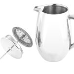 Thermo-Kaffeebereiter, French-Press, Edelstahl, doppelwandig, 1 Liter